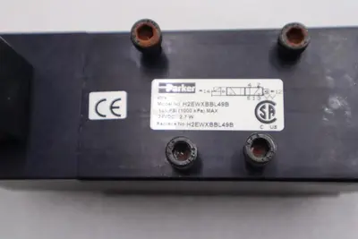 NEW Parker h2ewxbbl49b Solenoid Valve STOCK L-541