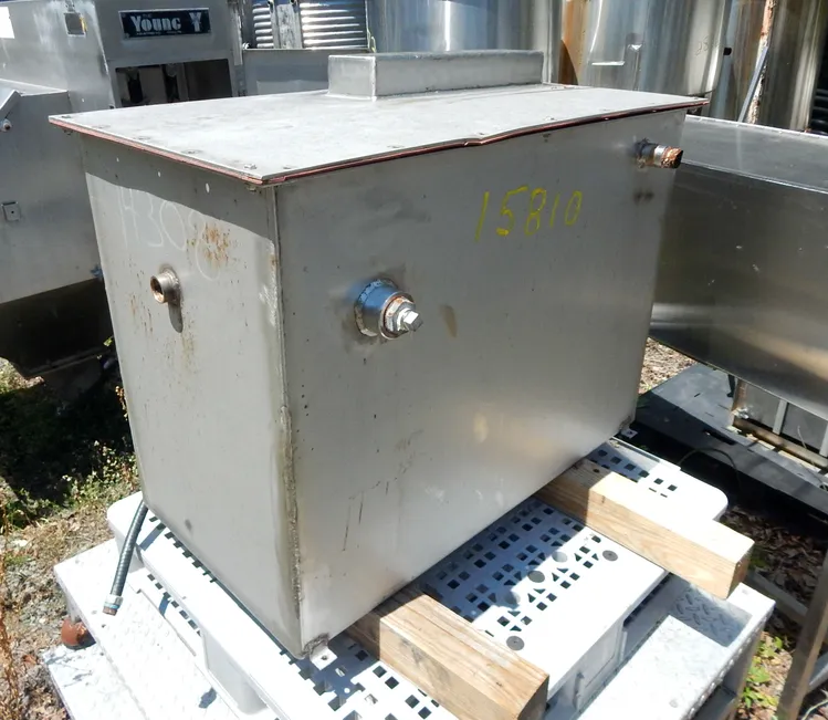 Used 125 GALLON TANK 125 RECTANGULAR TANK Stainless Steel Tanks New Jersey US | Champion Trading Corporation #424607