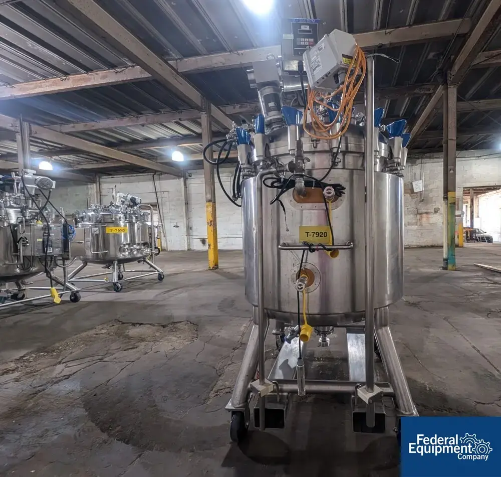USED Pure-Flo Precision 500 Liter Pure Flo Precision Reactor, AL6XN S/S, 45/125#