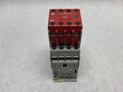 USED ALLEN BRADLEY SER. C GUARDMASTER SAFETY CONTACTOR 3NO, 3NO 2NC