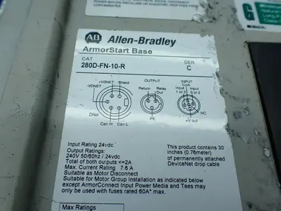 USED ALLENBRADLEY 280DFN10R