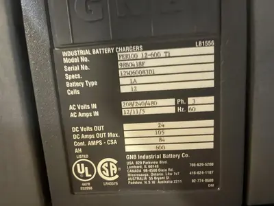 New | in-Stock GNB FER100-12-600-T1 Battery Chargers Ohio US | Surplus Asset Holdings #1226393