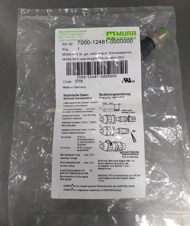 Used Murrelektronik _UNKNOWN_ Disconnects South Carolina US | Palmetto Automation #1161814