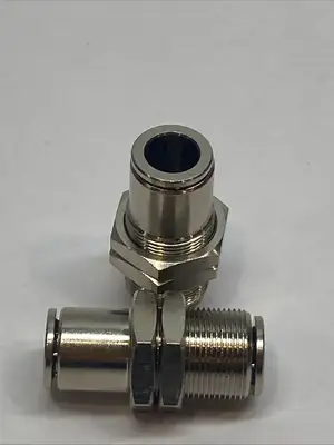 Atlas Copco 80702.00007 Bulkhead Connector LOT OF 2 - New Other