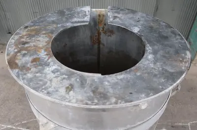 SPC9067  Tank 50 gallon vertical tank, Stainless Steel, slope