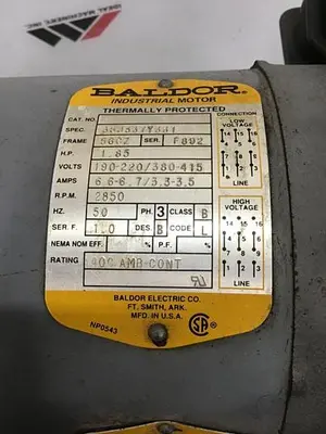 USED BALDOR 35J337Y331