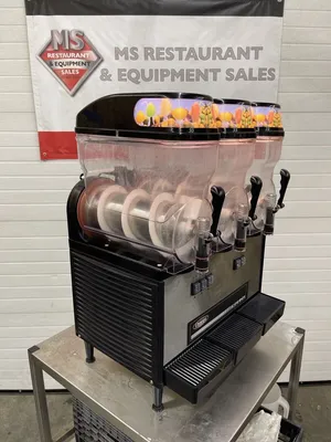 Omega Triple Chamber Frozen Granita Machine 9 Gallon Model #OFS30 Tested Working