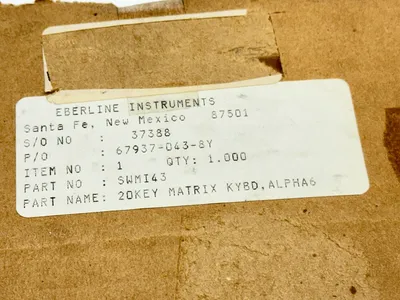 SWMI43 | Eberline  20 Key Matrix Keyboard ALPHA6 - New