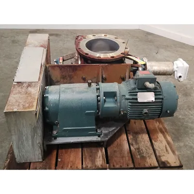 Used 10" Stainless Steel Flo-Tronics Rotary Airlock Feeder Valve