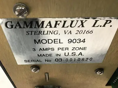 USED GAMMAFLUX 9034