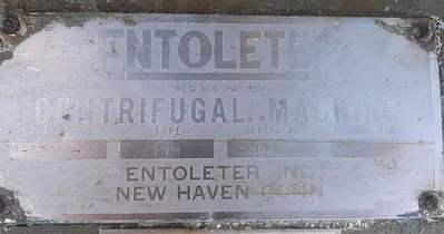 USED ENTOLETER CENTRIMIL FTM