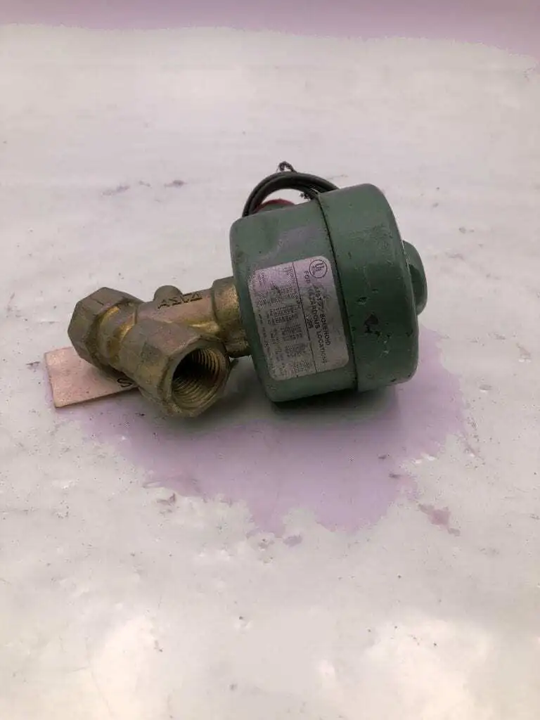 ASCO Red-Hat 8031A17 1/2″ Brass Watertight 2-Way Solenoid Valve 15.5W 15PSI