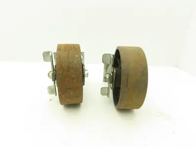 Faultless 6" Caster Wheel Swivel Locking 2" Wide 7-1/2" Height Lot of 2