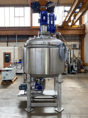 2023 Greaves 1000L DUAL ACTION MIXER Reactors & Kettles - Stainless Steel | Perry Equipment (4)