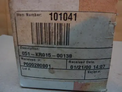 NEW MILLER FLUID POWER 051-KR015-00138