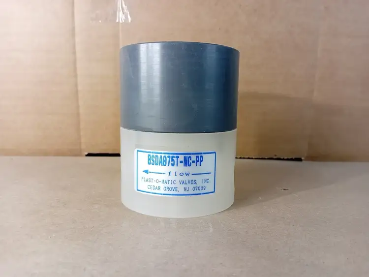 New | in-Stock PLAST-O-MATIC VALVES, INC. BSDA075T-NC-PP Valves/Fittings British Columbia CA | Lenmark #255464