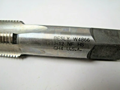 1 Besly Tap 1-12NF 4 Flutes GH4 PLUG Brand New Made in USA