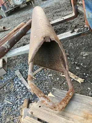 Used AFTERMARKET 8-1/2” X 65" CABLE TOOL FLAT BOTTOM VALVE BAILER Drilling Attachments Pennsylvania US | East West Machinery & Drilling #1419149