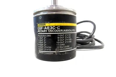 USED OMRON E6F-AB3C-C ENCODER E6FAB3CC