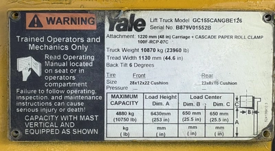 USED 2004 YALE GC155CA