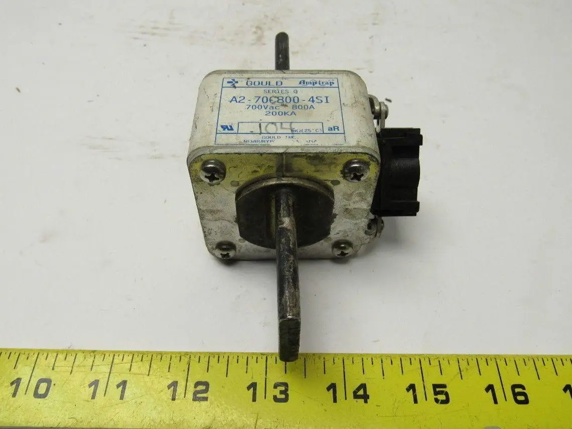 Gould Amp-Trap A2-70C800-4SI 700V 800A Series Q Square Body Fuse