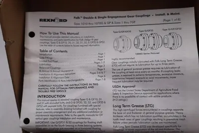 REXNORD HVY45936 CENTER DRIVE ROLL STOCK #3061