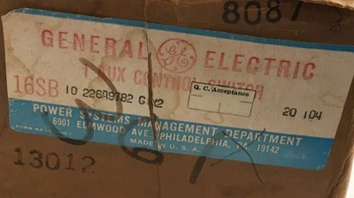 NEW General Electric 16SB10226A9782G1X2