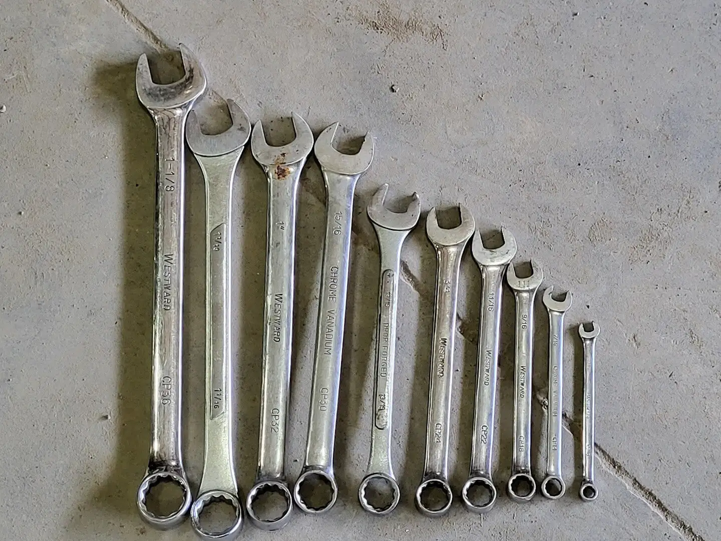 5/16" - 1-1/8" Combination Wrench Set (10pcs)