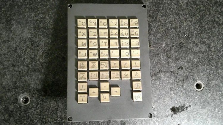 Used FANUC A02B-0323-C120#T Keyboards | MachineStation #946903