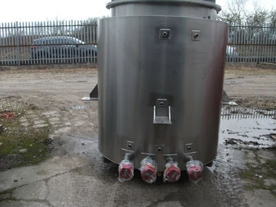 1,100L S/S Electrically Heated Jacketed Cooker Tank