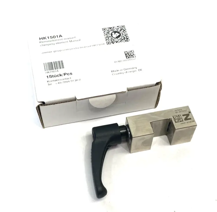 New | in-Stock Zimmer Group Manual Rail Clamping Element Clamps Michigan US | Maverick Industrial Sales #1462959