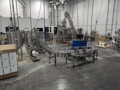 Promach 4 Head Pail Filling Line Including Filler, Capper & Conveyor Line