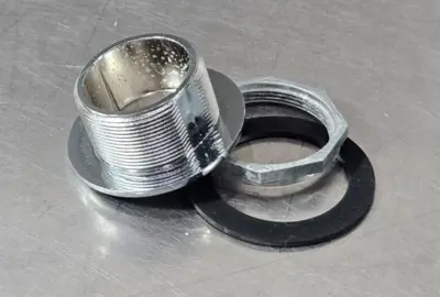 Square D Closing Plate 9001K52 Ser H Round Chrome Plated. Loc4C-19
