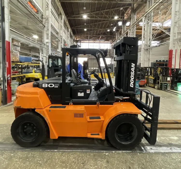 Used 2020 DOOSAN D80S-7 Internal Combustion Forklifts: Pneumatic Tire Illinois US | Forklift Exchange #1274571