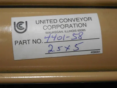 United Conveyor Corporation 4401-58 Pneumatic Cylinder New NIB