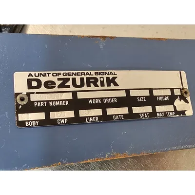 USED DEZURIK B24