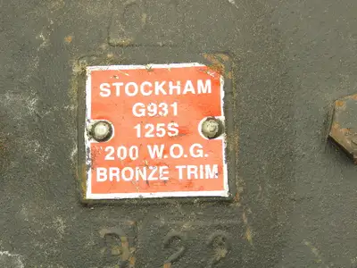 Stockham 2-1/2" Steel Flanged Swing Check Valve 125S 200 WOG