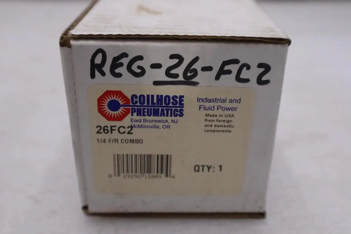 Coilhouse Pneumatics 26FC2 1/4" Integral Filter/Regulator Combo - STOCK GF218A