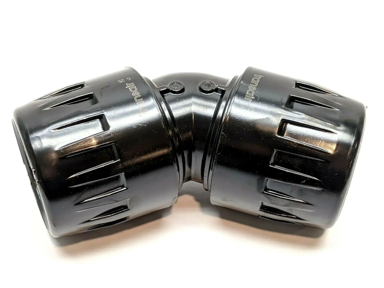 USED PARKER TRANSAIR PIPE CONNECTOR 45 DEGREE ELBOW