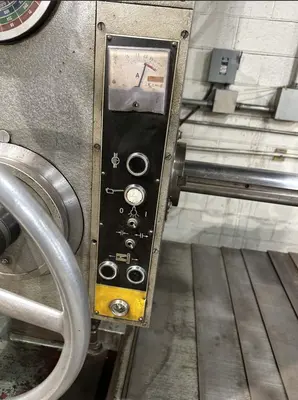 3.5"  x 40 TAPER TOS MODEL #W9 ROTARY TABLE HORIZONTAL BORING MILL WITH FACING HEAD : YOBRO 25160
