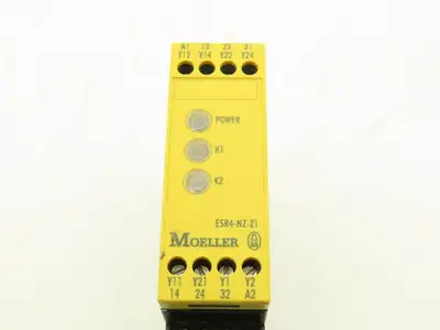 Moeller ESR4-NZ-21 Safety Relay 24V AC/DC <50ms Coil 230VAC 6A