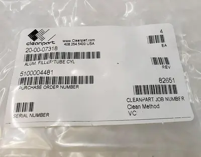 ALUMINUM FILLER TUBE CYLINDER