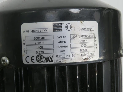 Used BODINE _UNKNOWN_ A.C. Motors Texas US | OCO Industrial #1600944