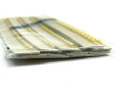 117 | Grafoplast  Wire Markers Z Black on Yellow 10 Strips - New