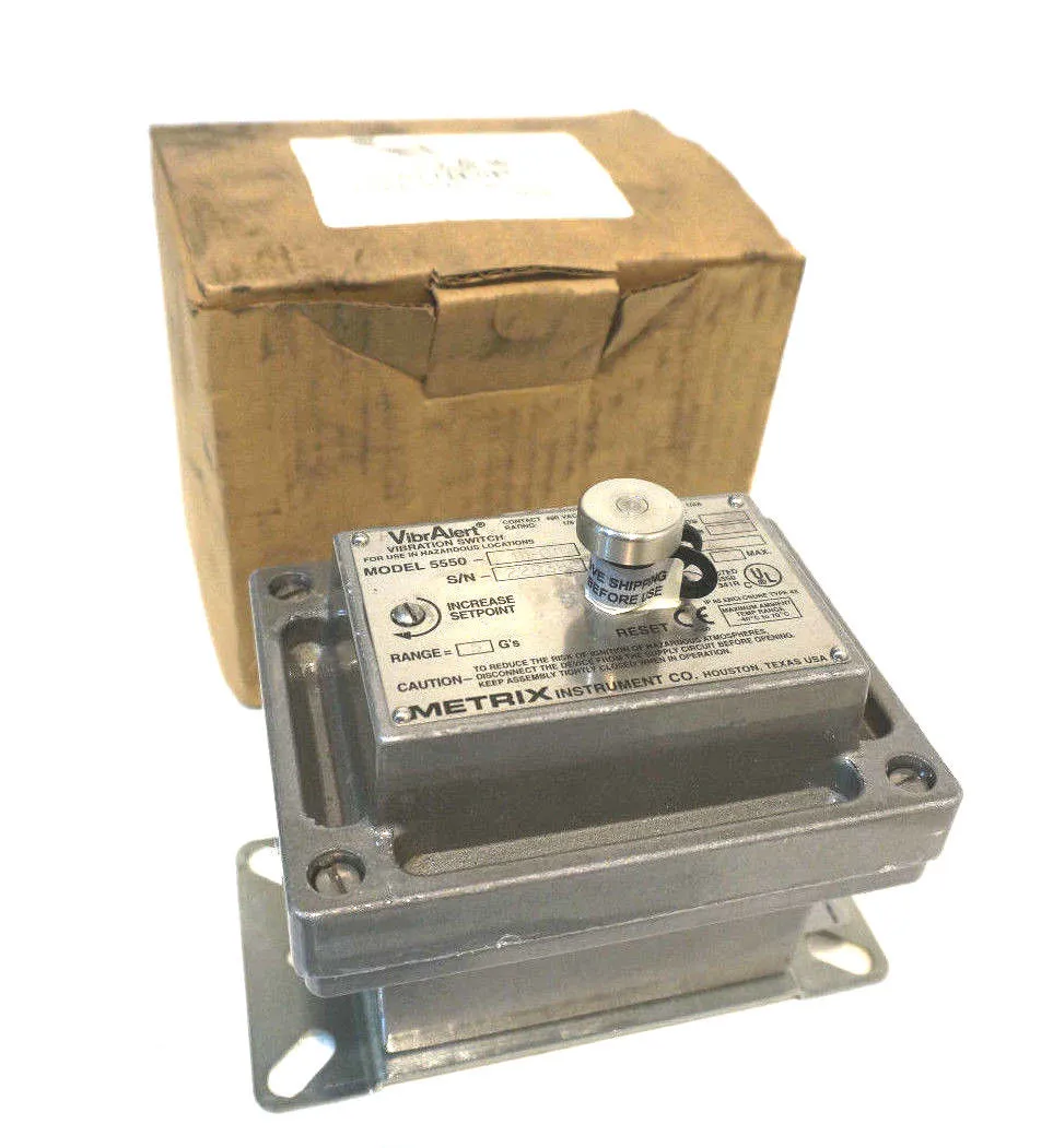 NEW METRIX 5550-111-011 VIBRATION SWITCH 5550111011