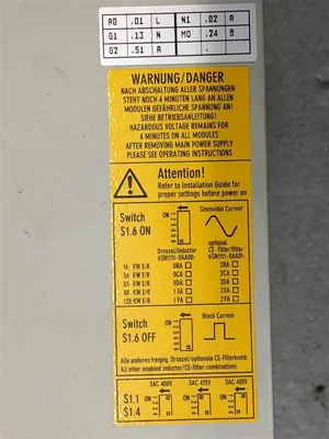 USED SIEMENS SIMODRIVE 6SN1145-1BA01-0DA1