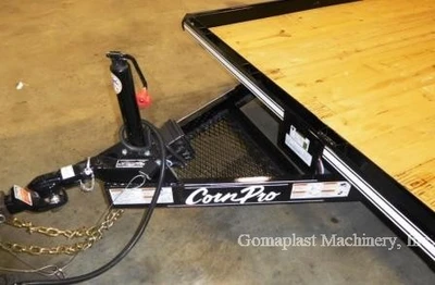 2015 Black Corn Pro 14′ Equipment Trailer, Item # 1795