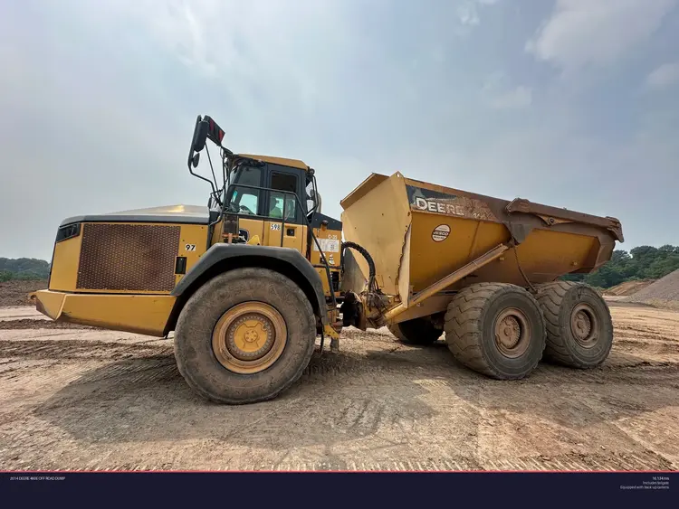 Used 2014 DEERE 460E OFF ROAD DUMP Articulated Dump Trucks New Jersey US | Proxy Equipment #1378390