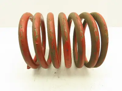 Heavy Duty Steel Vibration Isolation Reactor Coil Spring Flat Mnt 6.5"x7.5" RED