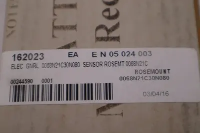 NEW IN BOX ROSEMOUNT 0068N21C30N080 TEMPERATURE SENSOR STOCK G55A